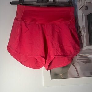 Lululemon Pink Running Shorts